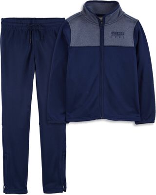 Product image 1 of Kid 2-Piece OshKosh Logo Zip Jacket & French Terry Pants Set