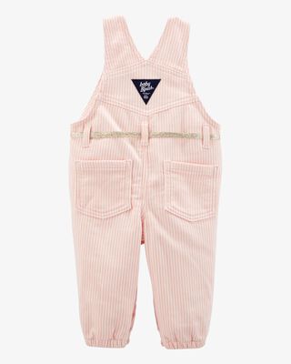 Product image 2 of Baby Denim Hickory Stripe Overalls