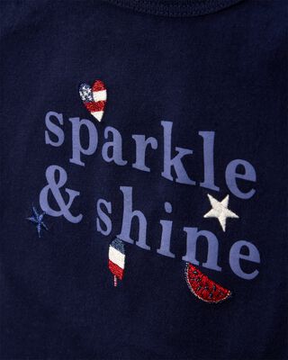 Product image 2 of Toddler Sparkle & Shine 4th Of July Tee