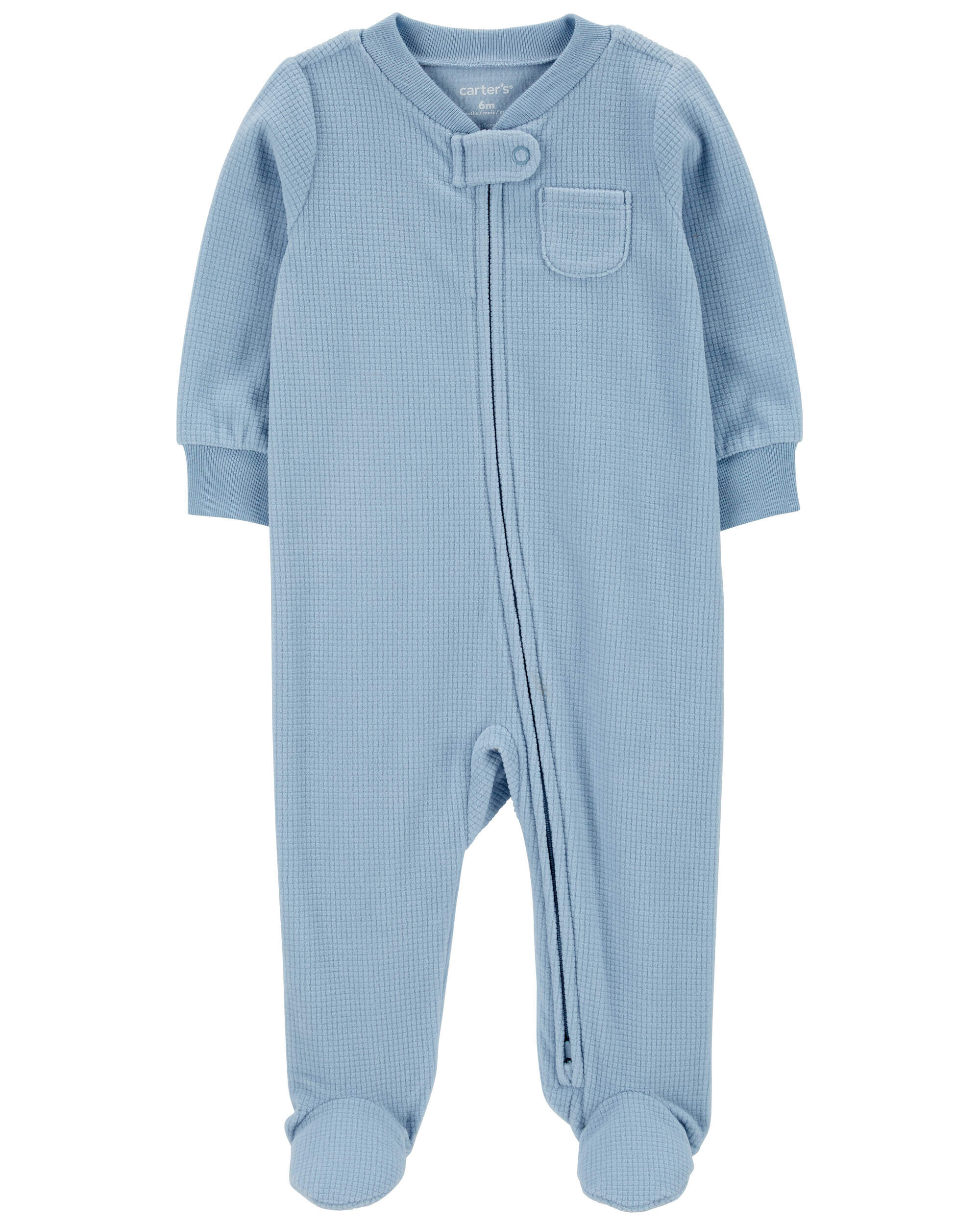 Baby Zip-Up Fleece Sleep & Play Pajamas - Carter's | Carter's