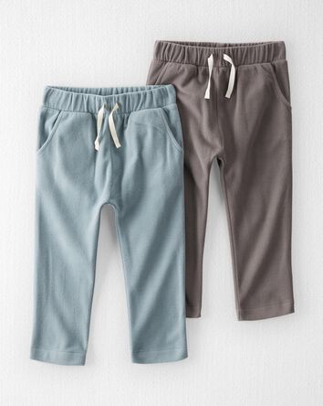 Toddler 2-Pack Recycled Fleece Pants