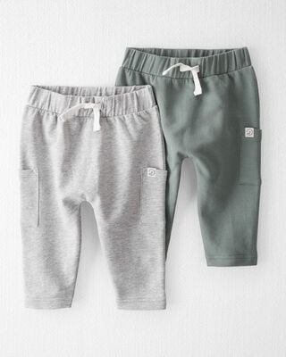 Product image 1 of Baby 2-Pack Organic Cotton Pants
