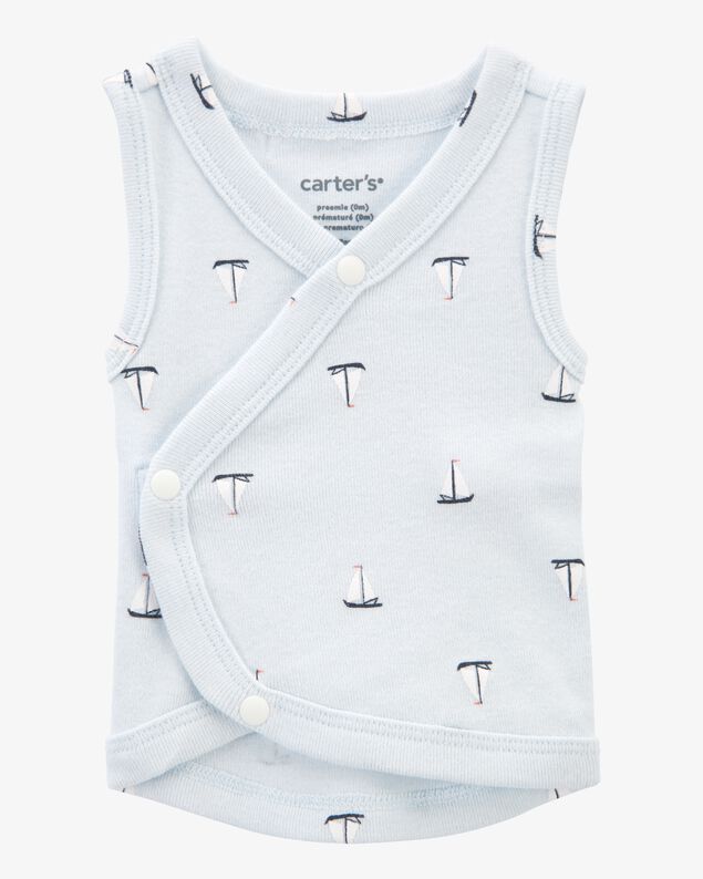 Product image 1 of Baby Boy Preemie Sailboat Tank - Blue