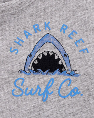Product image 2 of Toddler Shark Slogan Tank - Heather