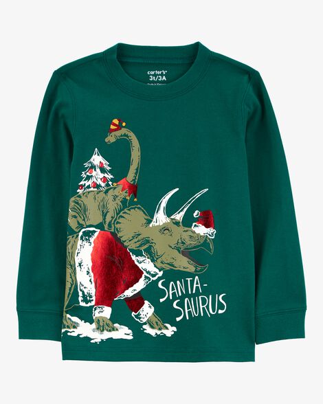 Product image 1 of Baby Christmas Dinosaur Graphic Tee
