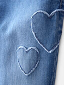 Blue - Girls Denim Skinny Jeans - Blue, Selected