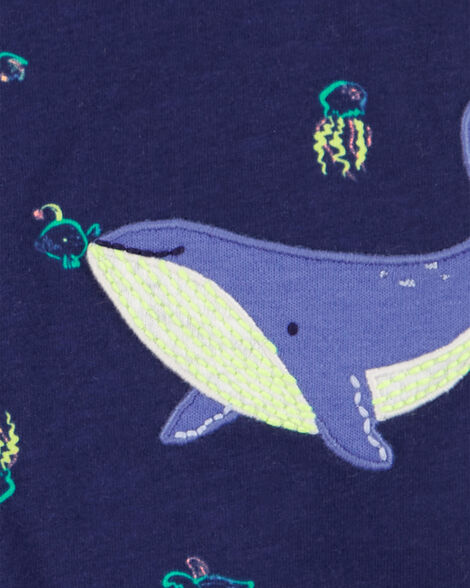  Product image 2 of Baby Whale Snap-Up Romper