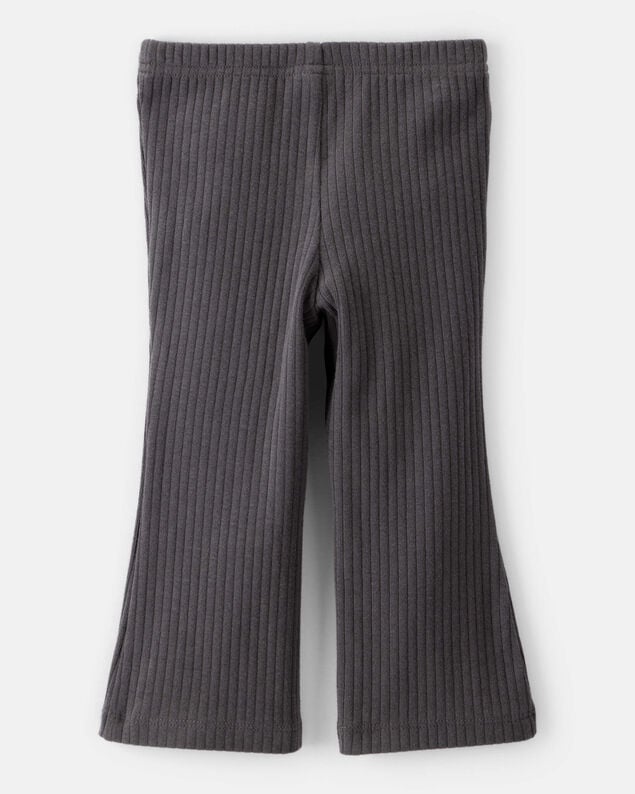 Product image 2 of Baby Girl Cotton Flare Leggings - Black