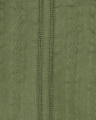 Product image 2 of Baby Button-Down Cotton Romper - Green