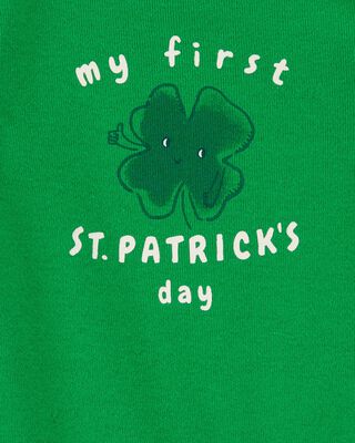 Product image 2 of Baby St Patrick's Day Ribbed Long-Sleeve Bodysuit - Green
