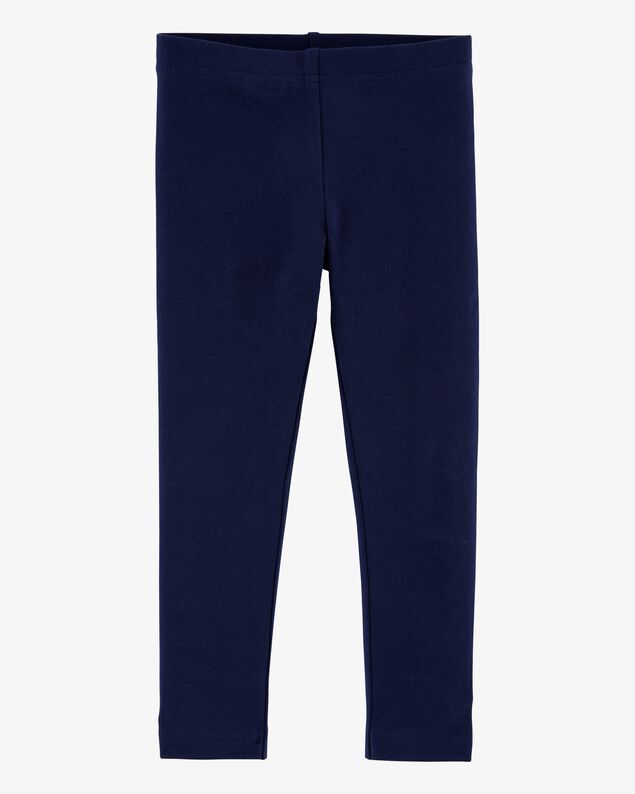 Product image 1 of Baby Girl Cotton Stretch Leggings - Navy