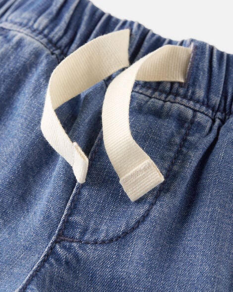  Product image 3 of Baby Organic Cotton Chambray Shorts