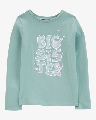 Product image 1 of Kid Big Sister Long-Sleeve Graphic Tee