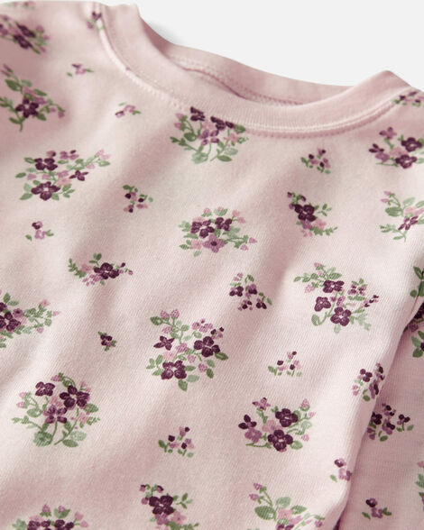  Product image 2 of Toddler Organic Cotton Pajamas Set in Wildberry Bouquet