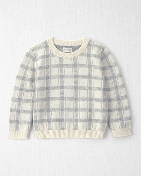 Toddler Organic Cotton Sweater Knit Pullover