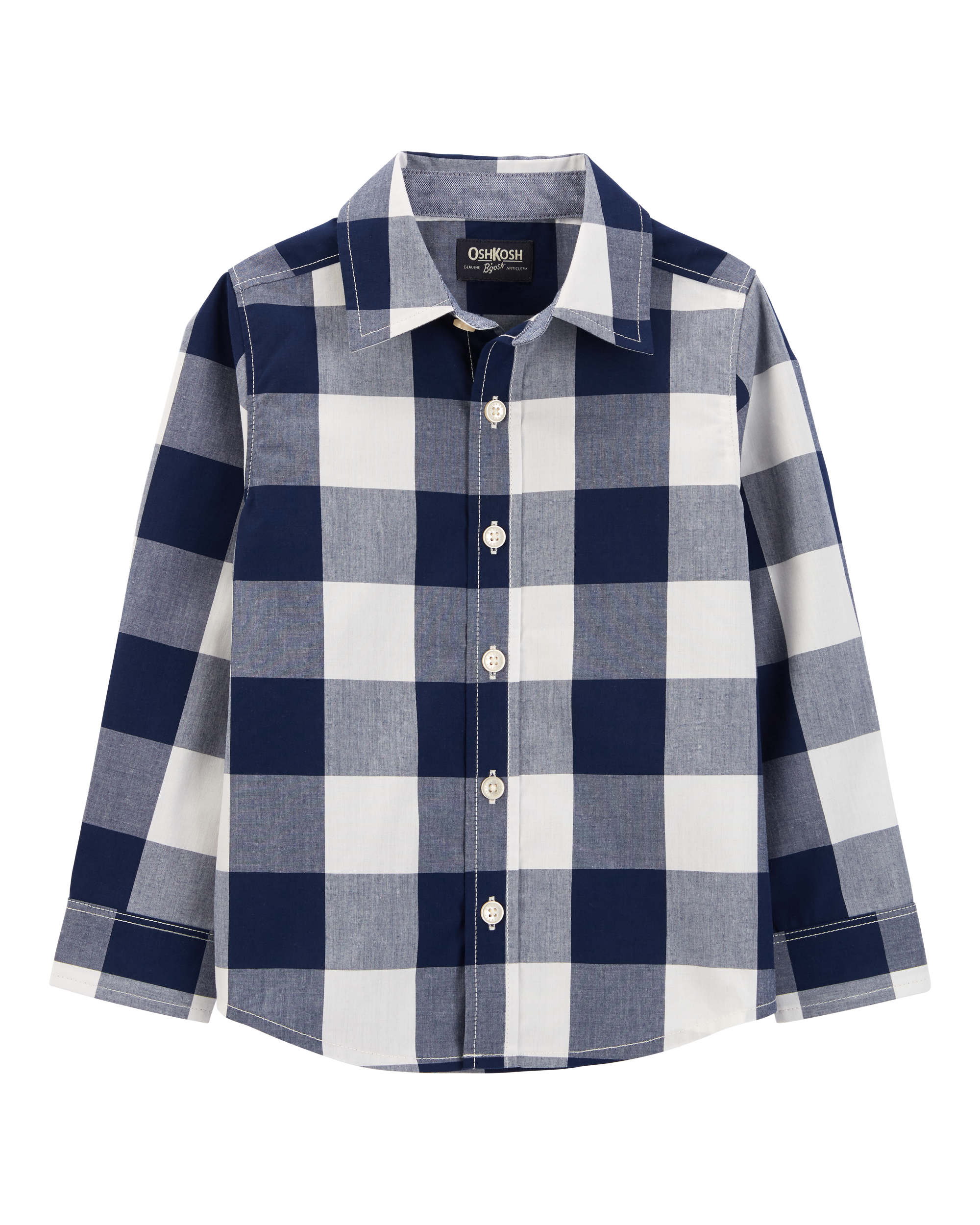 Toddler Plaid Button-Front Shirt