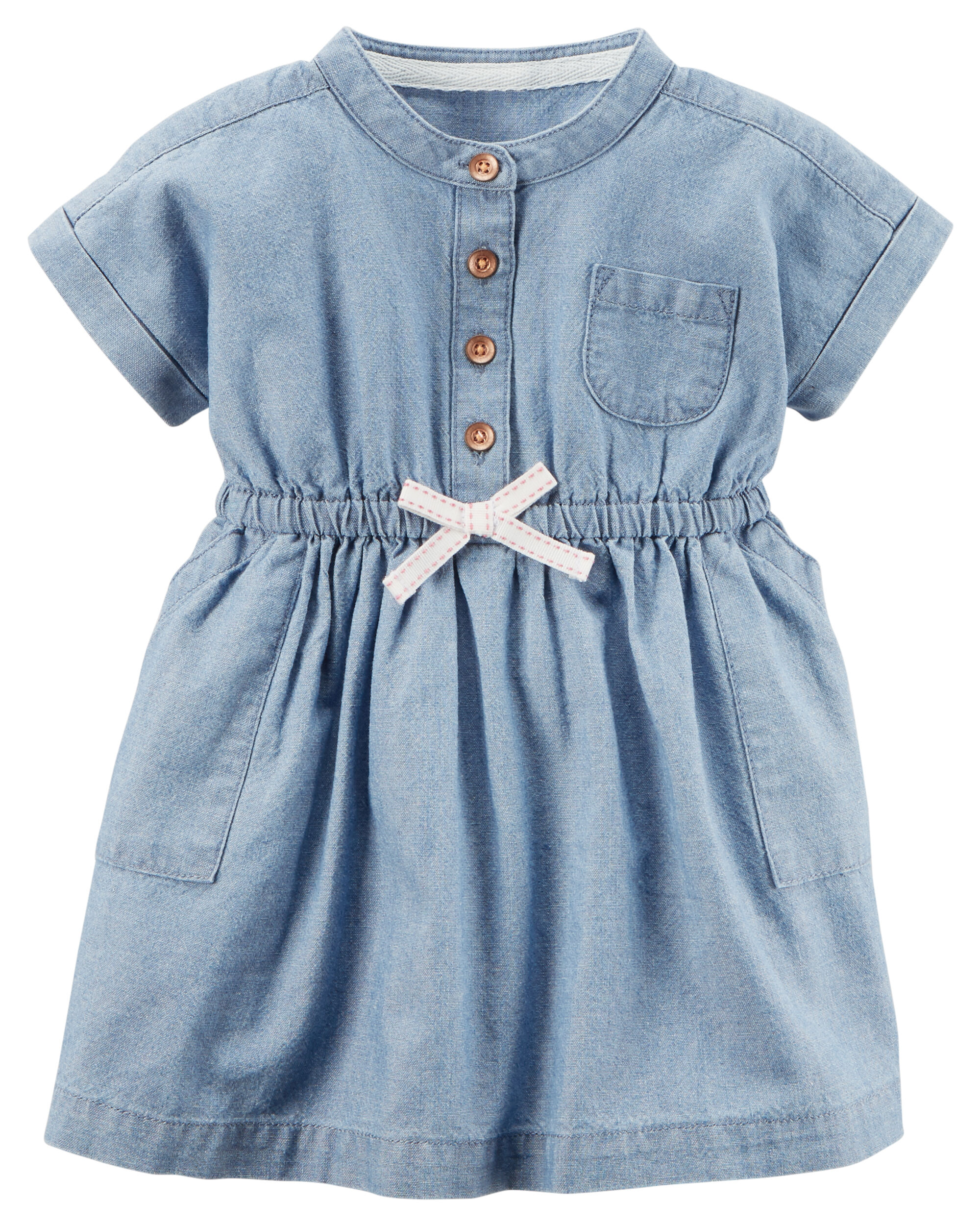 chambray baby shirt