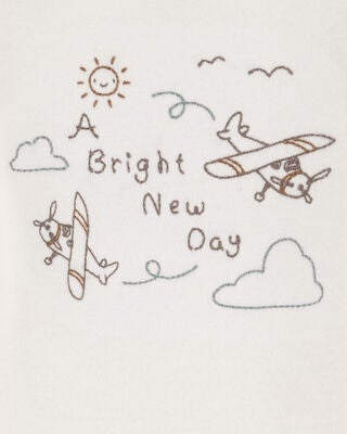 Product image 2 of Baby 4-Piece Airplane Outfit Set