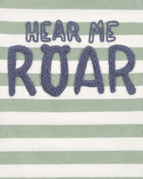 Product image 2 of Baby Hear Me Roar Striped Long-Sleeve Graphic Tee