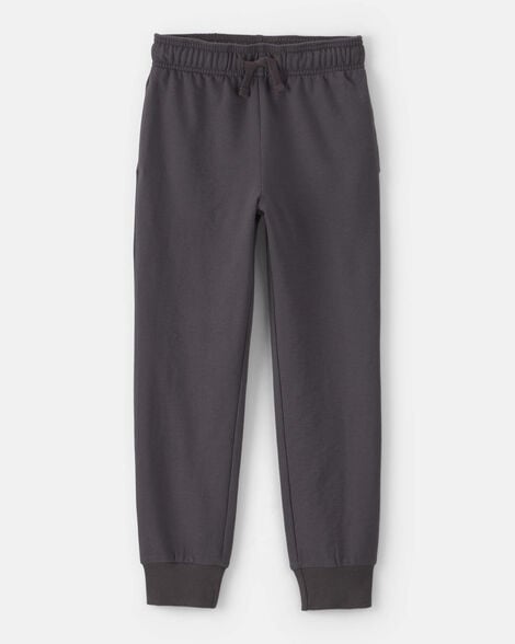 boys french terry joggers - dark grey