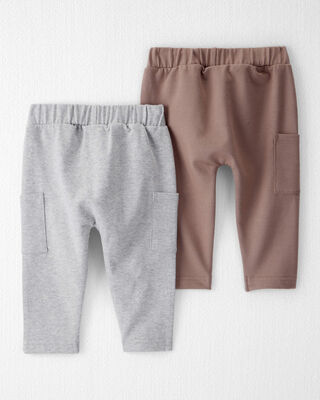 Product image 2 of Baby 2-Pack Organic Cotton French Terry Joggers