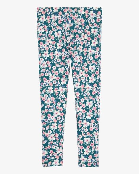 Product image 2 of Kid Floral Print Stretch Leggings