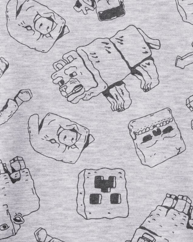 Product image 2 of Kid Minecraft Print Pullover - Grey