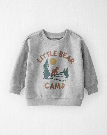 Baby Little Bear Fleece Pullover Made With Organic Cotton