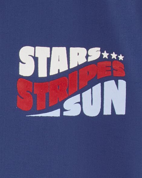 Product image 2 of Baby 2-Piece Fourth of July Rashguard Set