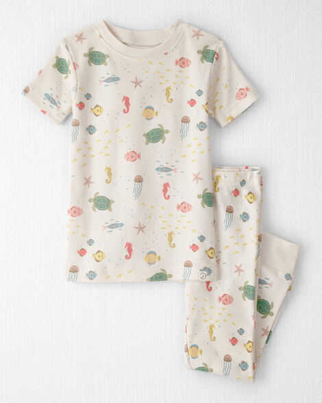 Toddler 2-Piece Organic Cotton Pajamas in Under the Sea