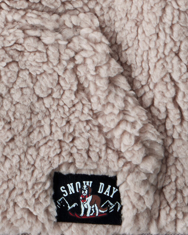 Product image 2 of Baby Boy Sherpa Pullover Sweatshirt - Brown 