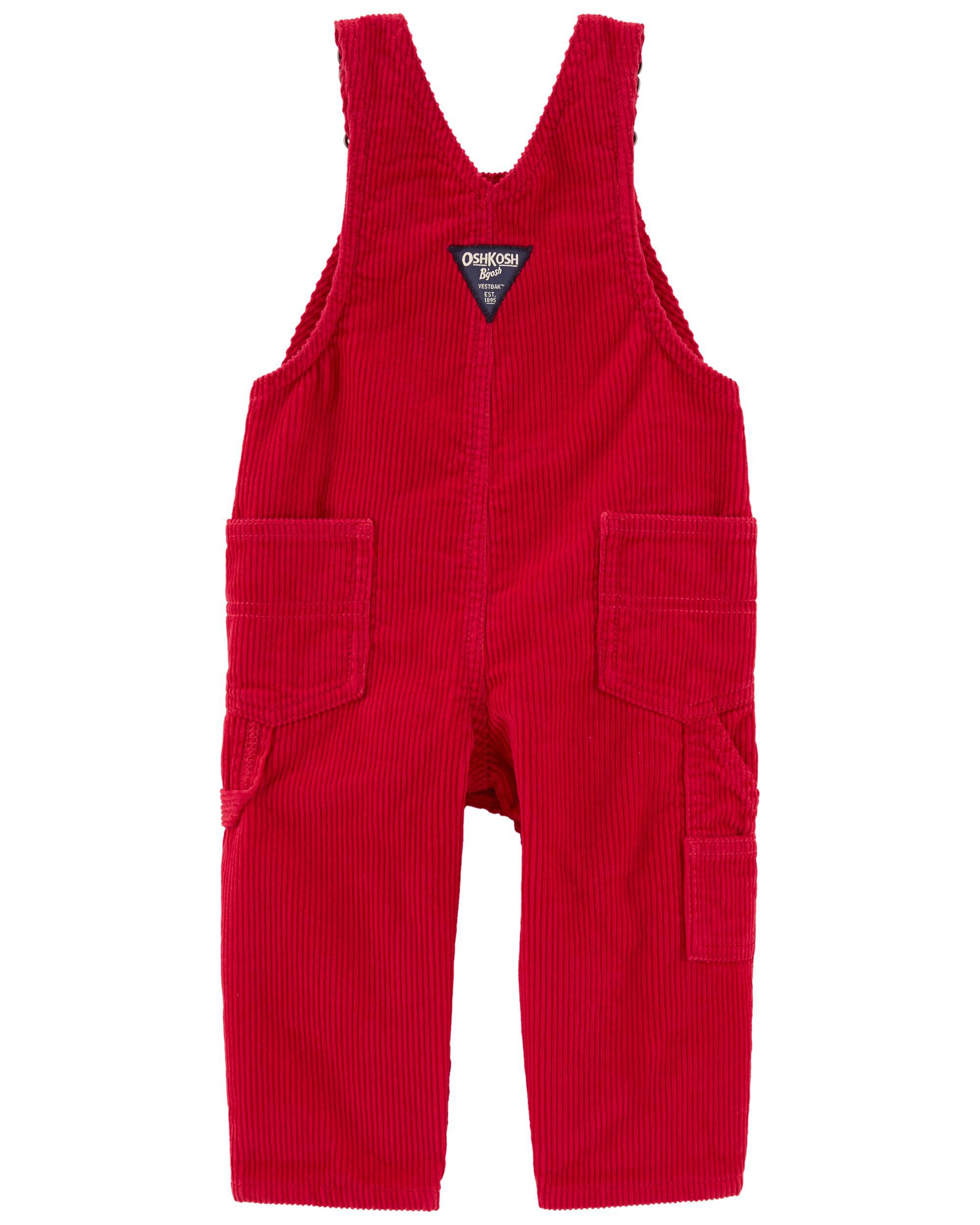 2024 お歳暮【公式】 - 人気ブランド Jersey Lined Corduroy Overalls - OshKosh | Carter's パンツ