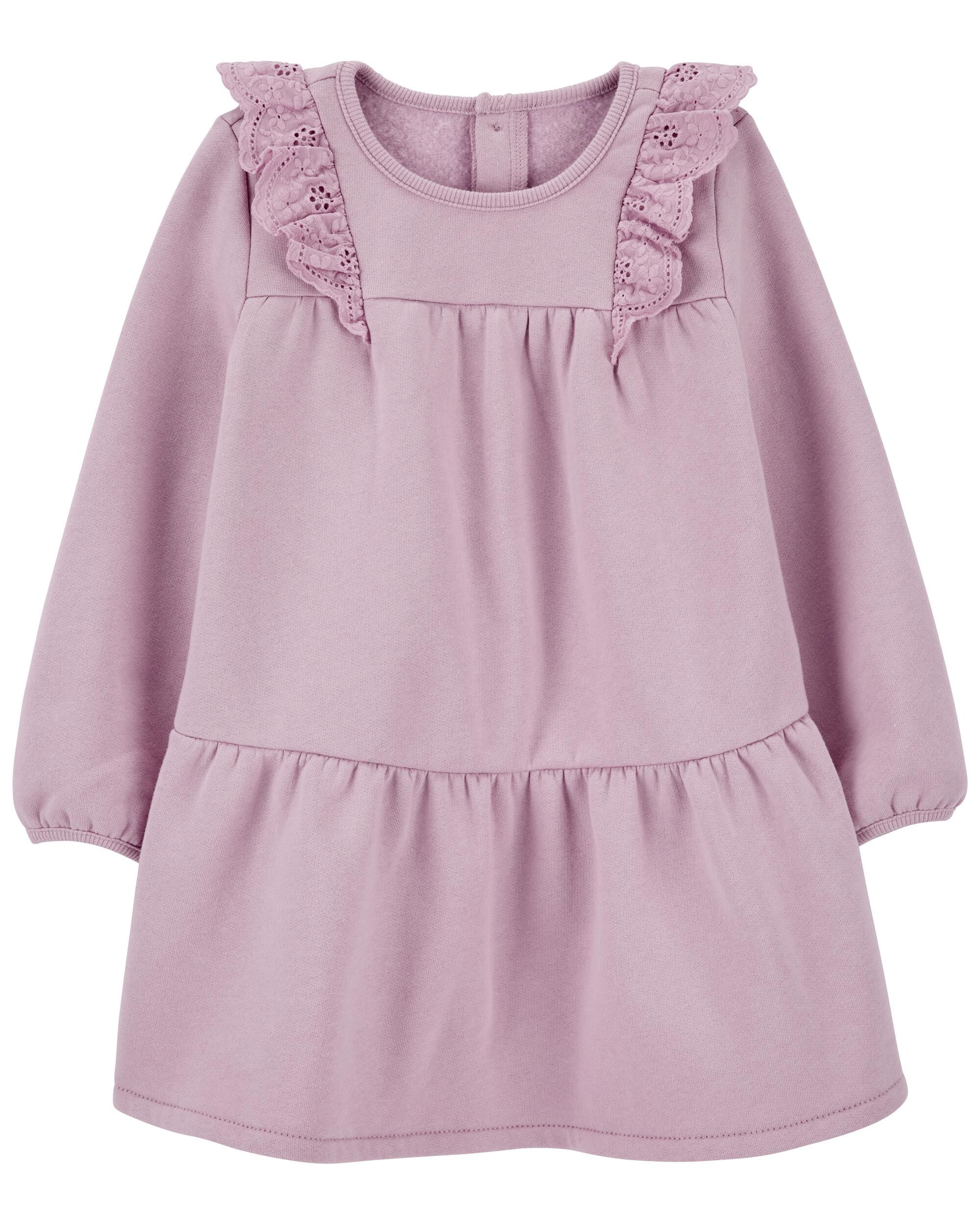 Toddler Long Sleeve Fleece Dress