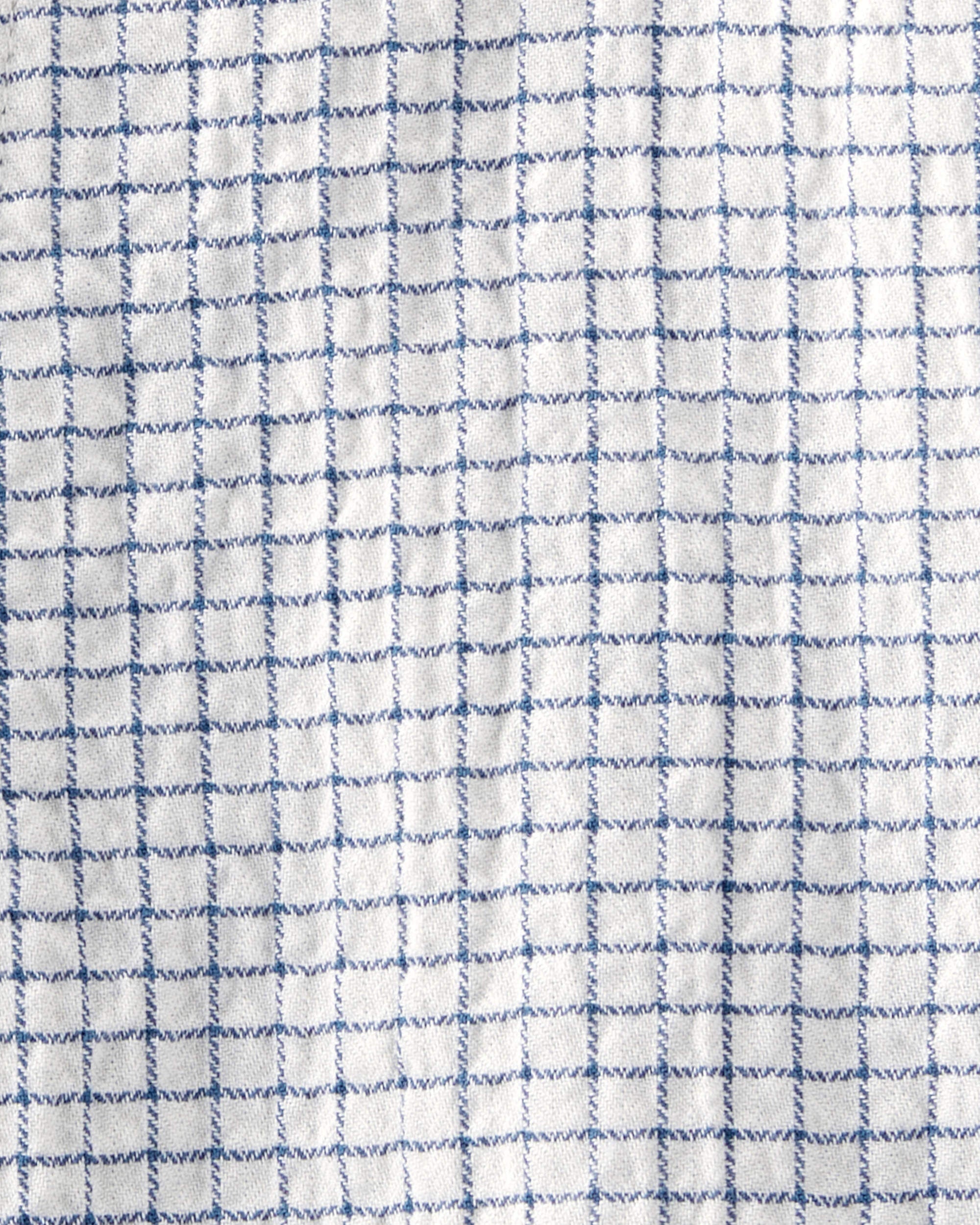 Baby Organic Cotton Checkered-Print Shortalls - Little Baby Organic Cotton Checkered-Print Shortalls - Little