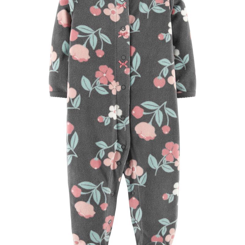 Floral SnapUp Fleece Sleep & Play