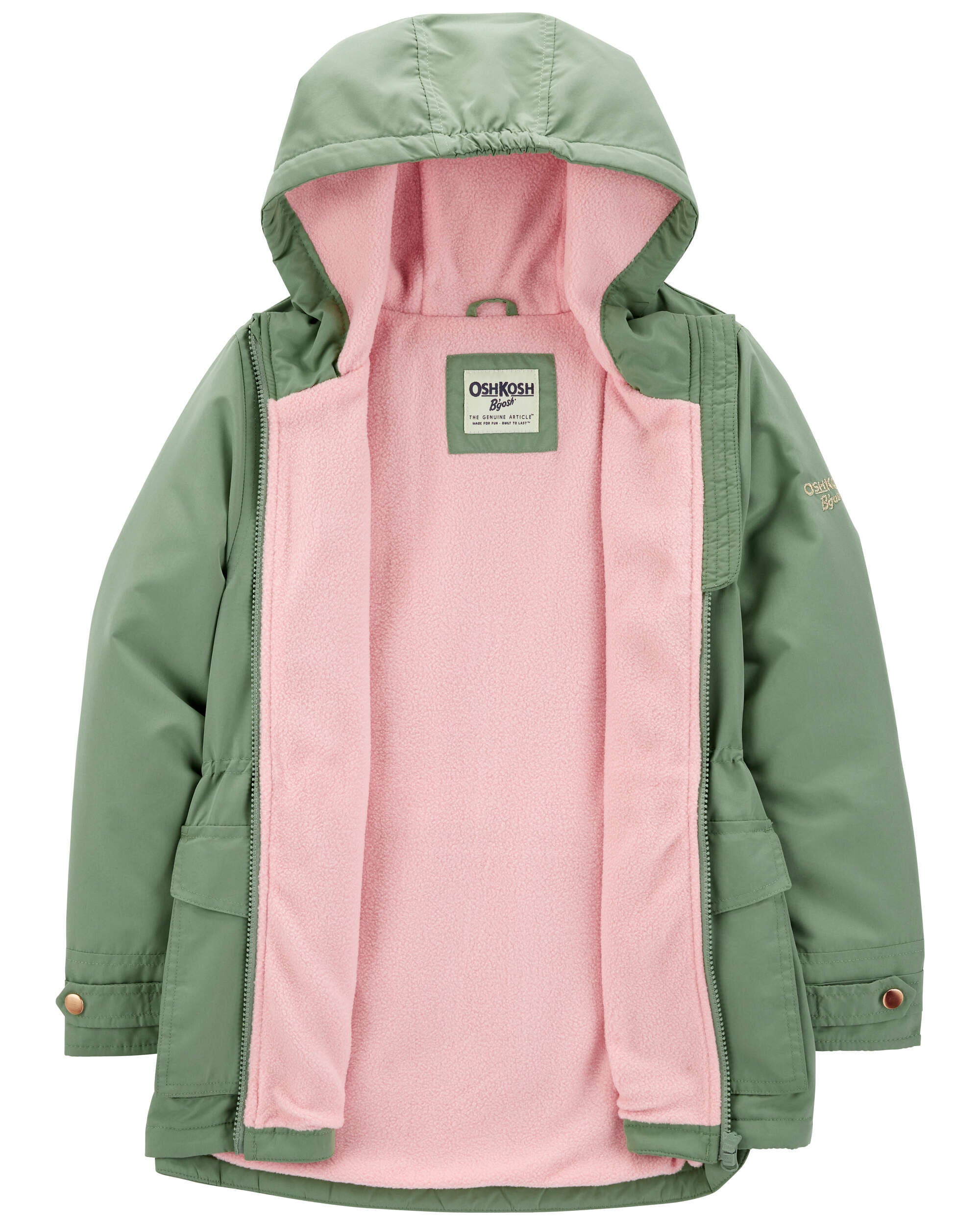 Oshkosh fleece lined jacket sales