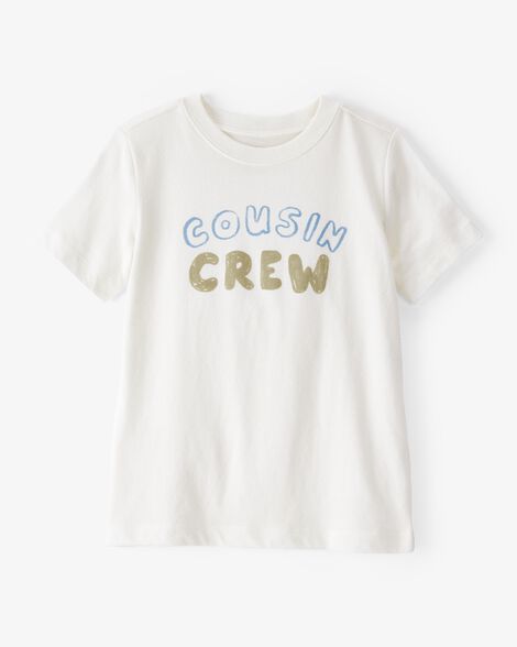  Product image 1 of Toddler Boy Cousin Crew Short-Sleeve Graphic Tee -White