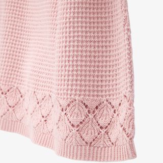 Product image 2 of Kid Pointelle Crotchet Knit Skirt - Pink