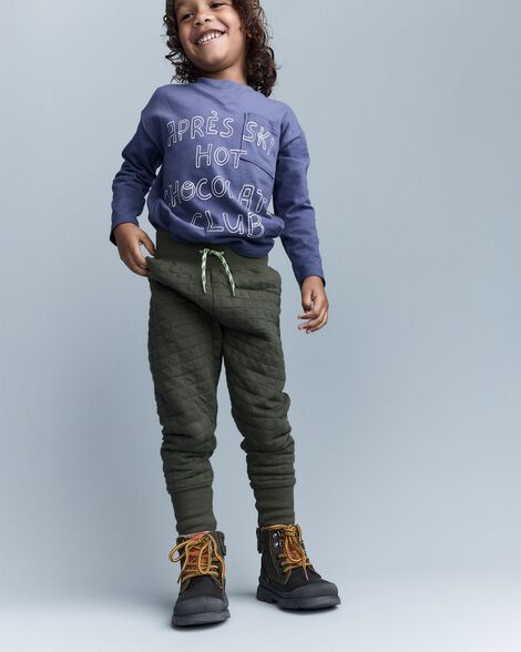 Toddler No-Seam Jogger Pant - Olive