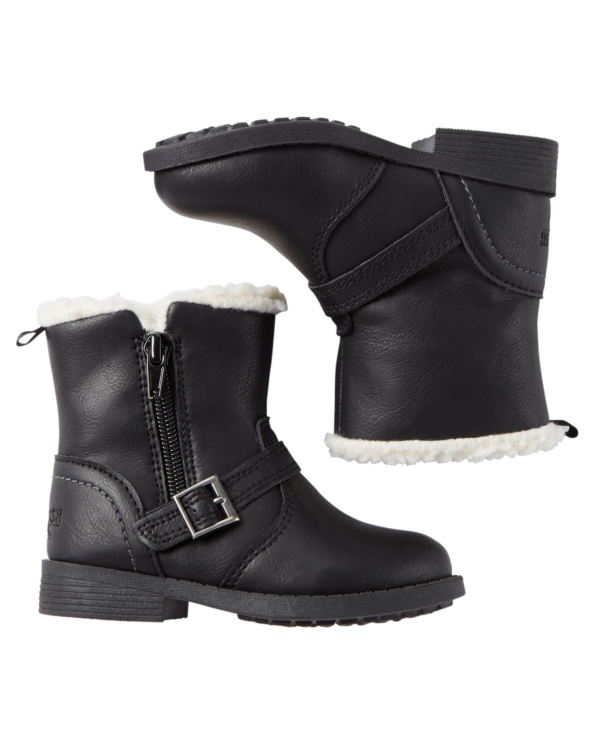 sherpa lined ankle boots