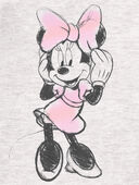 Grey - Kid Minnie Mouse Tee - Grey, Selected