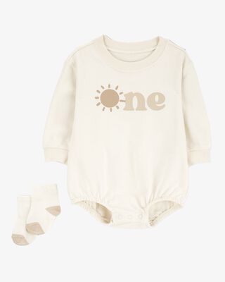 Product image 1 of Baby 2-Piece Birthday Bubble & Socks Set