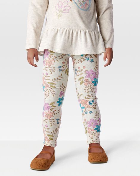  Product image 1 of Toddler Floral Stretch Leggings - Floral