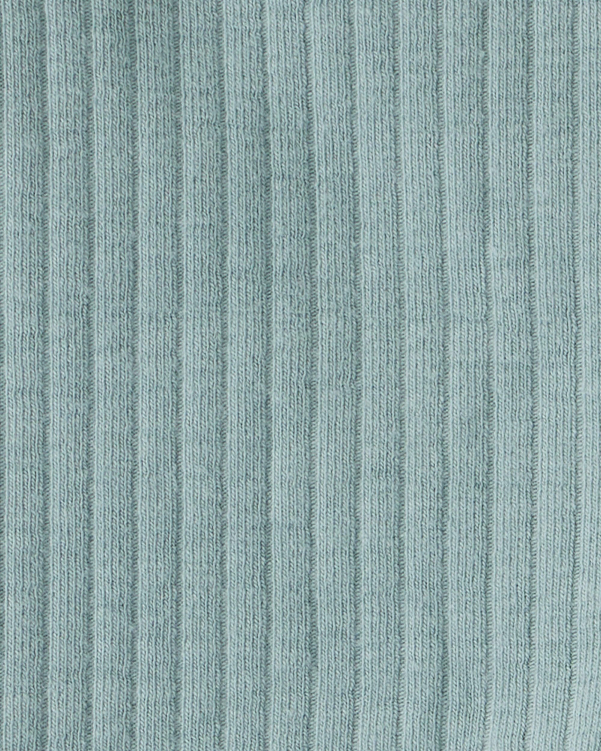 Baby Girl Cotton Flare Leggings - Green