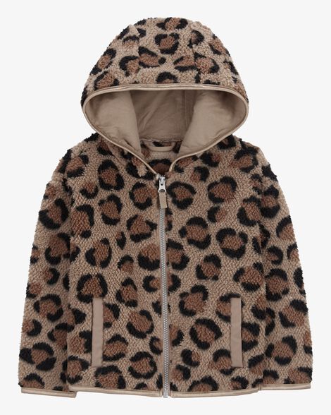 Product image 1 of Toddler Leopard Zip-Up Fleece Hoodie