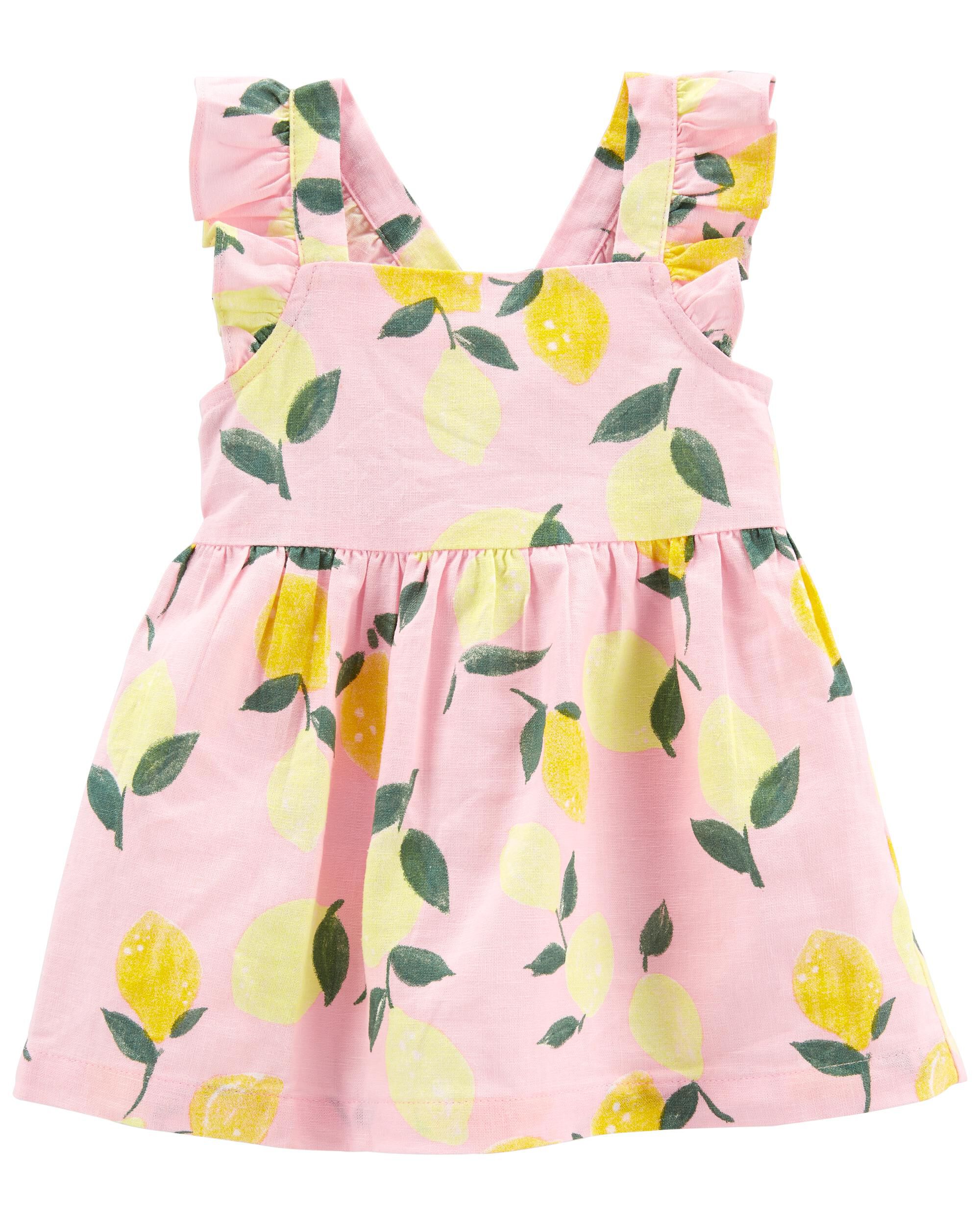 *CLEARANCE* Lemon Linen Dress