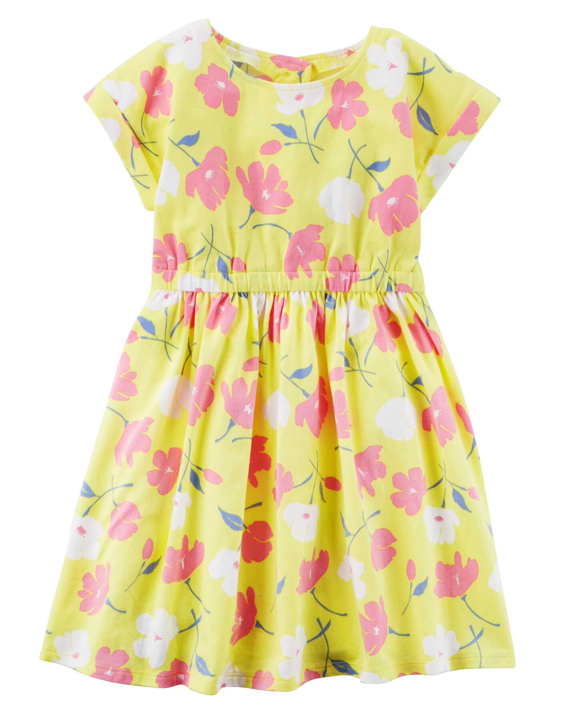 carters yellow floral dress