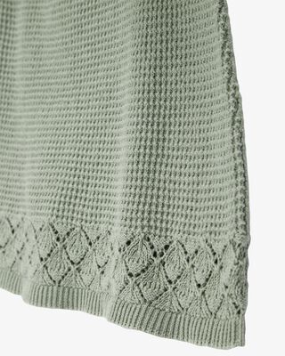 Product image 2 of Kid Pointelle Crotchet Knit Skirt - Green