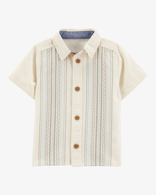 Product image 1 of Baby Geometric Print Button-Front Shirt