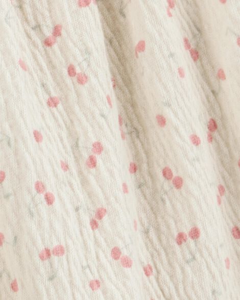  Product image 3 of Kid Cherry Print Skort - Ivory